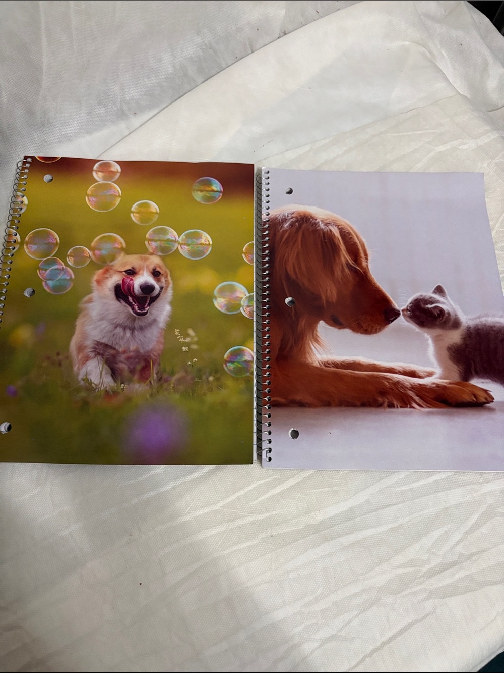 Dog & Cat Cover Spiral Notebooks 2